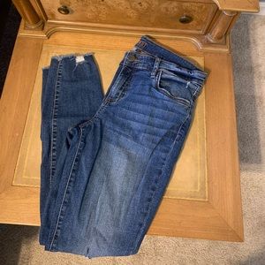 KUT distressed jeans. Size 8. Washed but never worn.